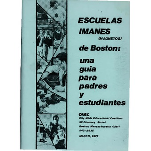 Escuelas Imanes (magnetos) de Boston Una guia para padres y estudiantes.