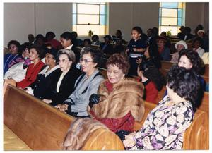 Seated Row of Women and Others at West End Baptist Church