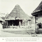 A De [native] kitchen near Monrovia [as described by Des Marchais in the early Eighteenth century.]