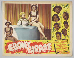 Lobby card for the film Ebony Parade