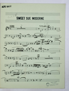 Bernstein, Leonard / TELEVISION - OMNIBUS JAZZ SHOW 1955 (ARR. Bernstein), Saxophone PART used by Bernstein, Leonard.