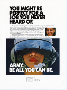 You might be perfect for a job you never heard of [color advertisement; tear sheet]