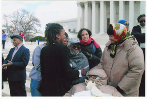 Digital image of Tulsa Race Massacre survivors at the U.S. Supreme Court