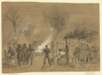 Thanksgiving in camp sketched Thursday 28th 1861