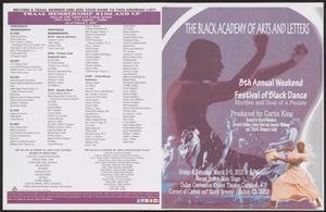 Program: 8th Annual Weekend Festival of Black Dance