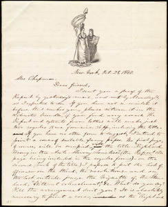 Letter from Oliver Johnson, New York, to Maria Weston Chapman, Oct. 28, 1840