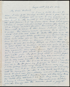 Letter from Anne Warren Weston, Weymouth, [Mass.], to Deborah Weston, July 29, 1842