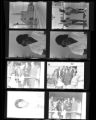 Set of negatives by Clinton Wright including Reverend Kemp's dedication, church, and Coleman B. Operators, 1964