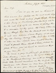 Letter to] Dear Wife [manuscript