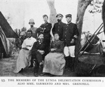 The members of the Lunda delimitation commission; also Mme. Sarmento and Mrs. Grenfell