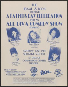 Flyer: A Father's Day Celebration with an All Diva Comedy Show