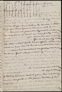 Letter from Mary Anne Estlin, Shirehampton, w[est] Bristol, [England], to Caroline Weston, Sep. 4, 1854