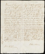 Document admitting imprudence in selling a horse to British before battle of Concord and in spreading rumors of Negro revolt [manuscript]