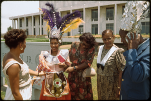 Atlanta, Georgia, 1988: Trinidad Carnival celebration with Gia Gaspard-Taylor and Annette O'Brady