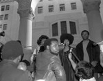 Thousands protest Black Panther Raid, City Hall