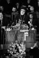 Archbishop Iakovos speaking at the memorial service for James Reeb at Brown Chapel AME Church in Selma, Alabama.