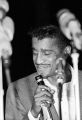 Sammy Davis Jr. performing at the "Stars for Freedom" rally at the City of St. Jude in Montgomery, Alabama, the night before the end of the Selma to Montgomery March.