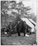 [Antietam, Md. Allan Pinkerton, President Lincoln, and Maj. Gen. John A. McClernand]