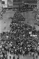 Marchers on Dexter Avenue in Montgomery, Alabama, approaching the Capitol at the conclusion of the Selma to Montgomery March.