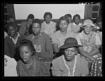 Union Point, Greene County, Georgia. Community sing in the Negro church