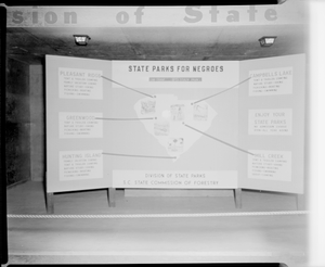 State Parks For Negroes Exhibit, State Fair Grounds, South Carolina, 1958