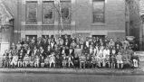 Congregation of Mount Zion Baptist Church, on the corner of Fourth Street and Spencer Street (now known as Sheridan Road)