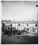 [Saint Augustine, Fla. Artillery inside Fort Marion; tents on rampart]