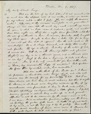 Letter to] My dearly beloved George [manuscript