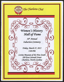 Women's History Hall of Fame 16th Annual Induction Ceremony [2015]