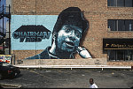 Mural: Fred Hampton Jr., Chairman Fred, by artist Rebel Diaz. W. Madison St. at California Ave., Chicago, 2012