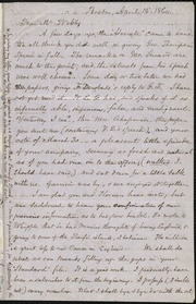 Letter to] Dear Mr. Webb [manuscript