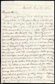 Letter to] Dearest Annie [manuscript