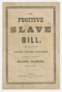 The Fugitive Slave Bill