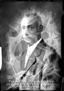 Thumbnail for Rev. Augustus Lewis, Pastor, Jerusalem Baptist Church, Washington D.C. [half-length portrait : acetate film photonegative]