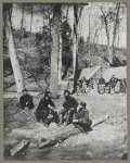 Prof. Mailefert  and naval officers at the torpedo station on the James River