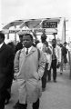 John Lewis crossing the Edmund Pettus Bridge in Selma, Alabama, on Bloody Sunday.