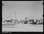 Looking across the railroad tracks into the Negro section of town. New Roads, Louisiana