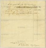 Receipt for hire of slave, North East and South West Railroad Company, Alabama, for work by James H. Dearing, September 30, 1859