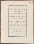 A sermon preached before the incorporated Society for the Propagation of the Gospel in Foreign Parts