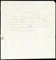 Letter to Deborah Weston] [manuscript