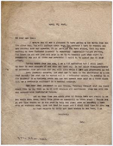 Letter from Dr. Edwin D. Moten to Don Moten, April 12, 1946