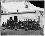 [Washington, D.C. Drum Corps of 10th Veteran Reserve Corps at leisure]