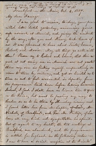 Letter from William Lloyd Garrison, Frankfort-on-the-Main, [Germany], to Fanny Garrison Villard, Oct. 4, 1867