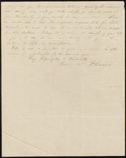 Letter to] Dear Rev. Phelps [manuscript