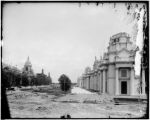 Building the west lagoon on the World's Fair grounds