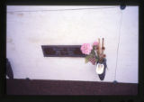 Buddy Rich wall crypt in Los Angeles, California, 2002