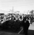 Marchers on Alabama Avenue in downtown Selma, Alabama, at the start of the Selma to Montgomery March.