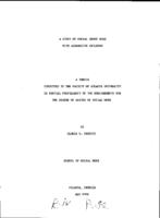 A study of social group work with aggressive children, 1966