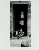 Atlanta Subsidized Housing, Children on Porch of Capitol Homes Housing Project Unit, October 17, 1980