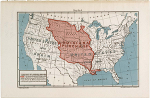 Map of the Louisiana Purchase Territory